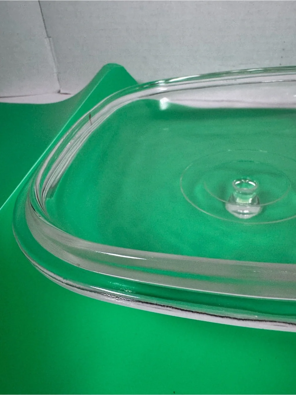 Pyrex P-12-C clear glass lid For Corning Ware P-25-B Square Baking Dish